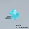 Figurillas de Animales Hipopótamo Pequeño de Resina Luminosa 3D Accesorios DIY Decoración de Escritorio de Coche Adornos Pequeños Venta al por Mayor