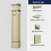 Columna Romana de Cerámica Espumada Esquina Columna de Esquina Columna de Pared Exterior EPS Cabeza de Columna Base de Columna Envoltura de Columna para Villa Líneas Decorativas