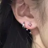 Brincos Pendentes de Estrela de Quatro Pontas para Mulheres, Luxo Acessível com Design de Nicho, Brincos de Alta Qualidade, Estilo Moderno e Descolado