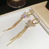 Pendientes de Perla Tachonados con Diamantes Estilo Francés Aguja de Plata Modelo Nuevo 2026 Pendientes Exquisitos con un Toque de Lujo Ligero y de Alta Gama, Accesorios de Oreja Versátiles y Elegantes para Mujer
