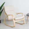 Sillón balancín nórdico sofá perezoso silla de balcón silla de ocio sillón reclinable para mujer embarazada sillón de casa para adulto simple