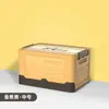 Caja de almacenamiento plegable para libros, caja de almacenamiento de plástico para ropa, juguetes, libros de estudiantes, organizador de almacenamiento para aula y dormitorio, estilo nórdico