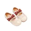Zapatos Lindo Moño Multiusos para Bebés Niñas Primavera y Otoño 2026 Nuevo Estilo Coreano Zapatos de Piel de Princesa Estilo Británico Versátil