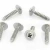 Tornillos autorroscantes de cabeza Phillips con arandelas, Tornillos de acero inoxidable, Alta resistencia, Antideslizante, Alta resistencia, Antideslizante