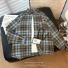 2026 Nueva Camisa de Cuadros de Manga Larga para Hombre Marca Americana de Tendencia Moda Holgada Tallas Grandes Casual Retro Camisa Casual