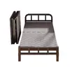 Cama dobrável simples, portátil e fácil de guardar, cama de solteiro dobrável, atacado do fabricante, múltiplas especificações, cama de ferro para descanso em casa para cochilo