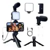 Kit de luz de preenchimento de mesa multifuncional para beleza de pernas com microfone, luz para conferência SLR, best-seller transfronteiriço