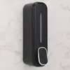 Dispensador de jabón manual de una cabeza para hotel, dispensador de champú y gel de ducha montado en la pared, dispensador líquido portátil tipo prensa