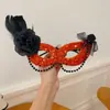 Nuevo Sombrero de Halloween: Diadema de Felpa Cabeza de Fantasma de Calabaza, Diseño Único y Exquisito, Disfraz de Cosplay, Accesorio Divertido para el Cabello para Mujeres