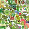50 títere de rana grande Xiuke love Kermit Comi rana pegatinas de grafiti cuaderno equipaje pegatinas de juguete