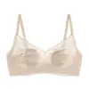 Sujetador de encaje ultra delgado de orejas de conejo para verano, que absorbe la humedad, suave, transpirable, hipoalergénico y de soporte para mujer