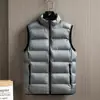 Pluma de Pato Roupa de Trabalho para Exterior Colete Acolchoado Transfronteiriço para Roupa de Exterior Colete de Plumas Masculino de Inverno Feito Sob Medida