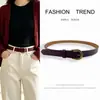 Cinto Feminino Simples da Moda Estilo Coreano Fivela de Pino Cós Versátil para Decoração de Terno Feminino Cinto Feminino Cinto para Calça Jeans