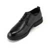 Zapatos Formales de Cordones para Hombres de Negocios, Trabajo Profesional de Piel de Vaca de Primera Capa de Alta Gama, Zapatos de Piel Genuina para Hombre con Textura Suave
