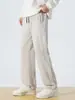 Pantalones Casuales de Hombre de Talla Europea Transfronterizos, Tendencia Primavera-Verano, Holgados, Color Sólido, con Dos Rayas, Pantalones Deportivos de Pierna Ancha a la Moda