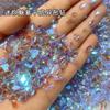 100 mixed nail art pequeno branco formato plano diamante elfo quente gelo transparente Aurora charm diamante roxo joia de unha