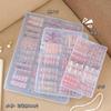 YZ8118 Nail Art Storage Caixa Armazenamento Transparente À Prova de Poeira Caixa Vestindo Estilo Unha Amostra Display Portátil Grande Capacidade