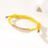 Al por mayor al contado transfronterizo Pulsera de doble cordón multicolor Acero inoxidable Color de impresión y grabado Ajustable Atrás Pulsera de doble cordón