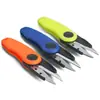Tijeras plegables transfronterizas para cortar hilo de nailon, sedal de pesca y lámina de plomo