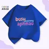 Camiseta de Algodão Infantil de Verão Desenho Animado Aphmau 2026 Transfronteiriça Europeia e Americana Nova de Verão História Estranha Camiseta de Algodão Infantil