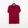 Camiseta masculina de manga curta branca pura para trabalho de verão, camisa de base de meia manga, camiseta justa social de ajuste fino para fitness