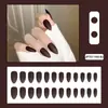 Puntas de Uñas Falsas Desmontables de Color Sólido Cortas Personalizadas Portátiles Parches de Uñas Falsas Terminados al por Mayor Ultra Delgadas