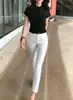 Forte 58 Da Ai Mei Yuan 2025 Verão Nova Moda Slim Fit Esticável Meia Manga Manga Curta Camisa