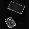 Funda protectora Switch OLED transfronteriza funda de cristal dividida funda suave consola de juegos Nintendo anti-caída funda protectora de TPU
