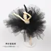 Muñeca Ballet Decoración Día del Niño Niña Vestido Hermoso Niña Bailarina Tela Gasa Flor Accesorios
