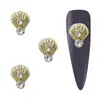 Decorações de Unhas Temáticas Faraó Cleópatra Suprimento Transfronteiriço 8 Tipos de Acessórios Metálicos com Diamantes de Liga Adequados para Esmalte em Gel