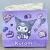 Capa de Caixa de Lenços de Desenho Animado Fofo em PU para Cachorros Brancos Pequenos Como Kuromi e My Melody, Adequada para Uso no Carro e em Casa