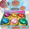 Bestseller transfronterizo Halloween gelatina de frutas squishy, juguete antiestrés de rebote lento, bolsa con cara sonriente de cuentas pop squishy con purpurina