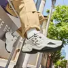 Zapatos Deportivos Yangfan 361 Zapatos de Hombre Goma Antideslizante de Longitud Completa Zapatos de Papá Parejas Cuero Impermeable Zapatos Casuales para Hombre