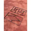 Molde para Estampar Piso de Cemento de Pasillo Antiguo Construcción de Pavimento Antideslizante de Concreto Material de Acero Plaza de Jardín Patio