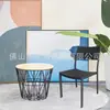 Sillas de Aleación de Aluminio al por Mayor de Fábrica Muebles para Restaurantes Sillas de Comedor Oficina Comercial Negociación Hotel Oficina de Ventas Sillas de Comedor a Prueba de Óxido