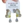 Pendientes de mariposa de cristal degradado con diseño de nicho, ligeros, de lujo, de alta belleza, con colgante de gota de agua, pendientes de celebridades de Internet para mujer.