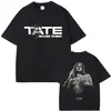 2025 Cantante Tate Mcrae Camiseta Musical T8 Unisex Camiseta Vintage de Verano Algodón Oversize Manga Corta