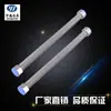 4 puntos 201 acero inoxidable corrugado calentador de agua a prueba de explosiones para lavabo de inodoro manguera telescópica de doble cabezal de entrada y salida de agua