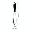Raspador Manual de Silicone Batedor de Ovos Pastelaria Multiuso Aço Inoxidável Misturador de Farinha Batedor de Bolo Ferramentas de Confeitaria