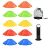 Disco marcador grueso para entrenamiento de fútbol, disco redondo de señalización, obstáculo, equipo de entrenamiento marcador de baloncesto