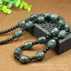 Collar de Zafiro Hetian Dieciocho Arhats Cordón para Hombre Colgante Dominante de Cabeza de Buda Collar con Colgante de Jade Suministro en Vivo Venta al por Mayor