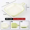 Vajilla de restaurante de comida rápida, juego de cuencos pequeños para platos, platos para servir de cafetería, cuencos de melamina para arroz al vapor de estilo chino para autoservicio comercial