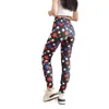 Leggings de Seda de Leite para Meninas Primavera e Verão Finos Calças de Bebê Elásticas Infantis Slim-Fit Estampadas Transfronteiriças Calças para Crianças Pequenas