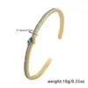 Distrito Lu Pulsera Hueca con Hebilla Doble de Herradura Estilo Ins Personalidad de Moda Joyería de Mano Chapada en Cobre con Oro de 18K
