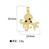 Moda Creativa Transfronteriza Colgantes de Cobre con Microincrustaciones Estilo Océano Accesorios para Collares DIY Colgantes de Concha Estrella de Mar Caracola Venta al por Mayor