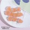 Ins elegante caramelo azúcar corazón de melocotón amor con cuentas diy aretes hechos a mano joyería pulsera collar accesorios material