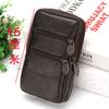Bolsa de Cintura para Celular em Couro Sintético para Homens, Porta-Celular de Cinto, Capa de Celular de Couro para Idosos, Adequado para Trabalhar em Canteiros de Obras