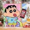 Pintura al óleo digital de Crayon Shin-Chan, colorear DIY, pintado a mano, pintura al óleo de dibujos animados para niños, regalo de cumpleaños, colorear de dibujos animados