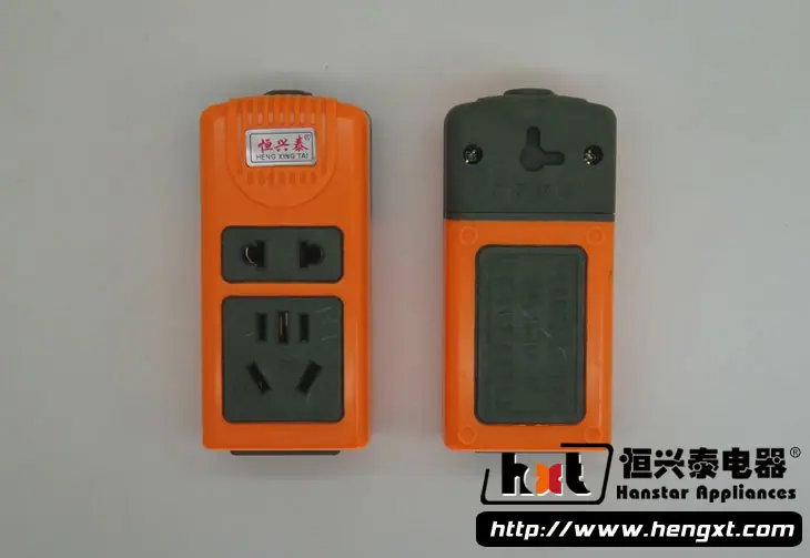 恒兴泰116小号9孔包胶无线插座 抗震防爆防压走江湖一体成型插线