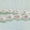 Extremamente forte magia rosa luz em forma barroca imitação de pérola irregular buraco completo pérola jóias acessórios acessórios DIY